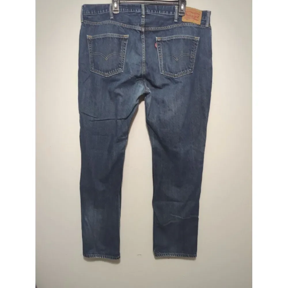 Levi 559 Relaxed Straight Jeans Mens‎ 42x34 Blue Medium Wash Denim 01559-0004